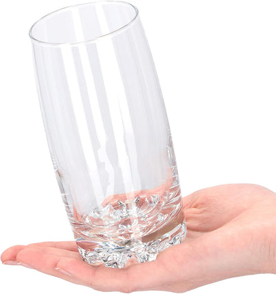 KADAX Wassergläser, Set de 6, Trinkgläser, Saftgläser aus Glas, robuste Gläser für Wasser, Saft, Gar