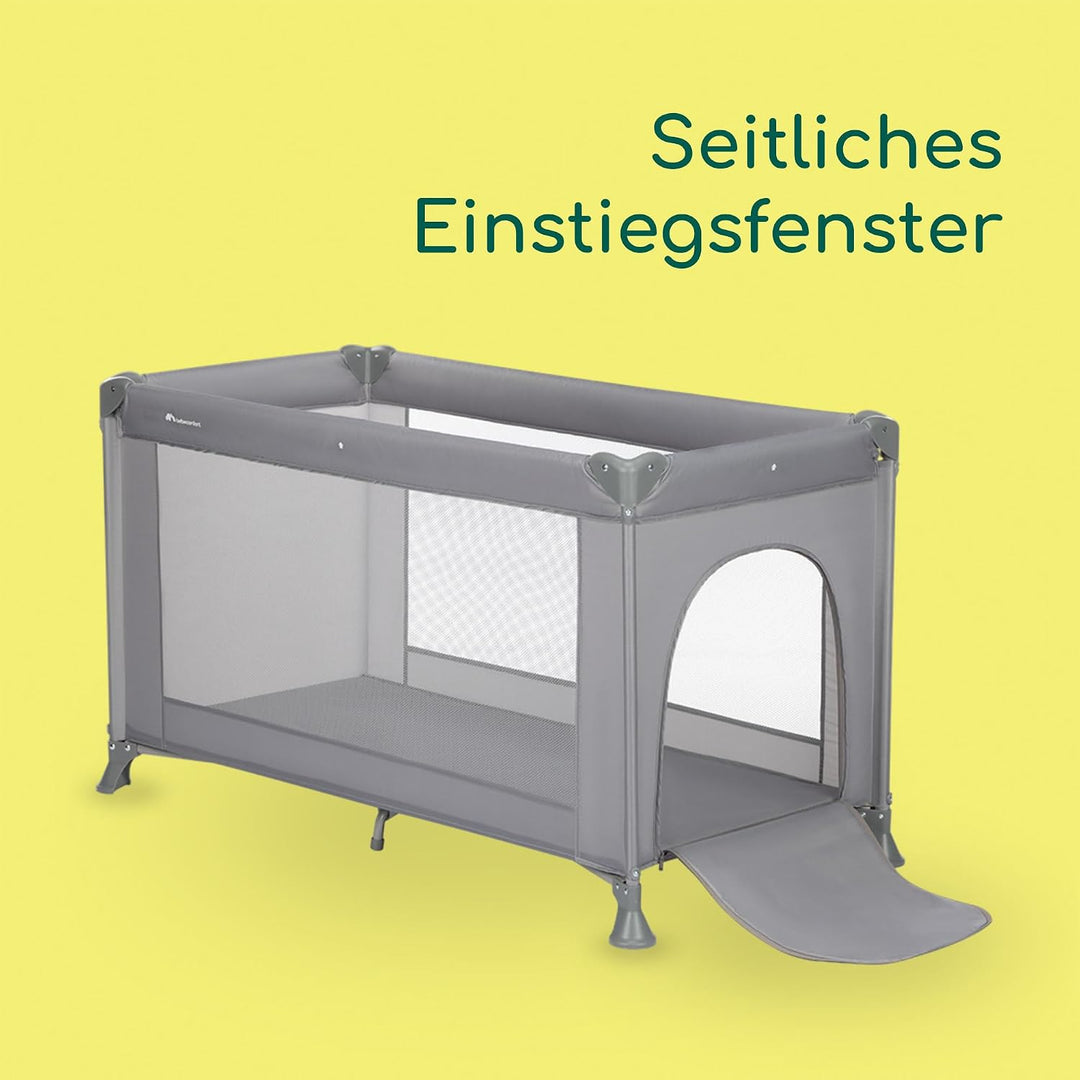 Bebeconfort Sweet Dreams, Baby Reisebett, 0–3 Jahre (0–15 kg), Reisebett leicht für Babys, Grosse ge