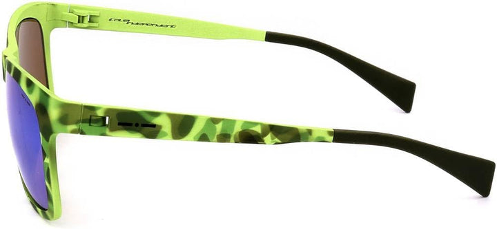 Italia Independent Unisex-Erwachsene 0111-037-000 Sonnenbrille, Grün (Verde), 55.0
