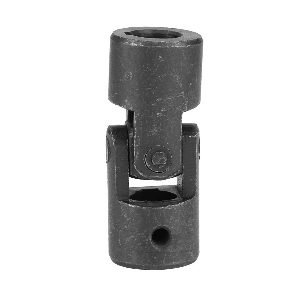 ID 14mm OD 28mm Universalgelenk U Motorgelenk Schwarze Wellengelenk-Metallkupplung