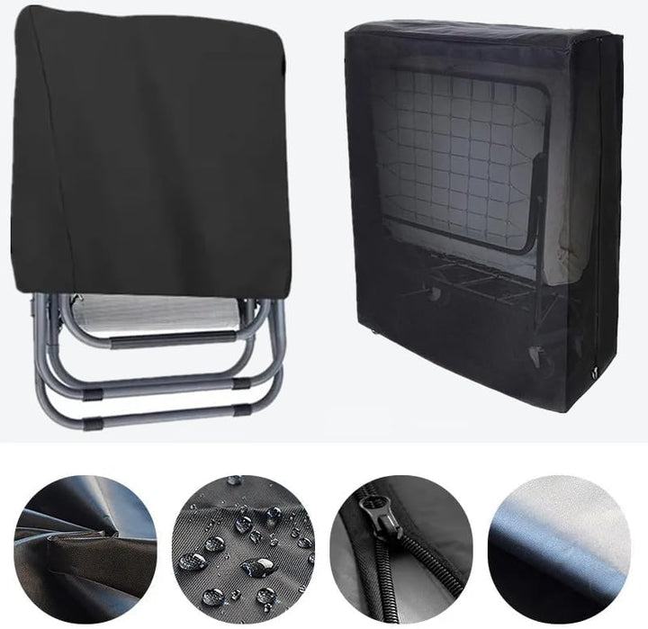 Klappstühle Schutzhülle, 210T Polyestergewebe Gartenstühle Abdeckung, Winddicht, Anti-UV, Staubdicht