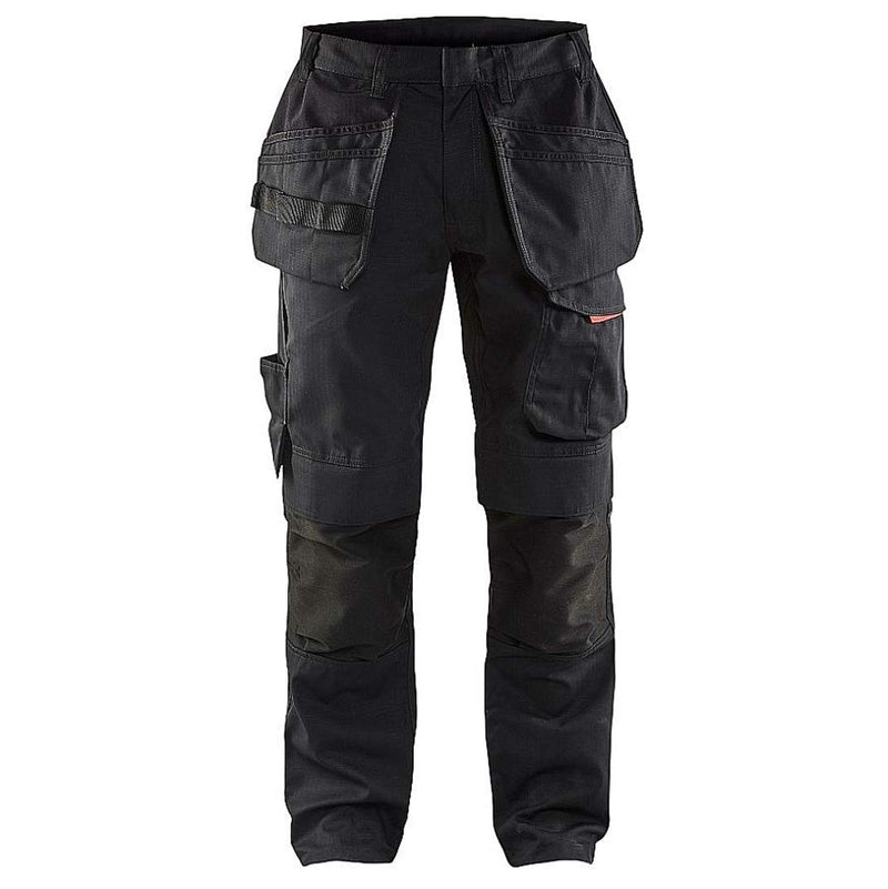 Blakläder 149613309933D112 Service Bundhose mit Nageltaschen Grösse in schwarz/gelb, D112 D112 Black