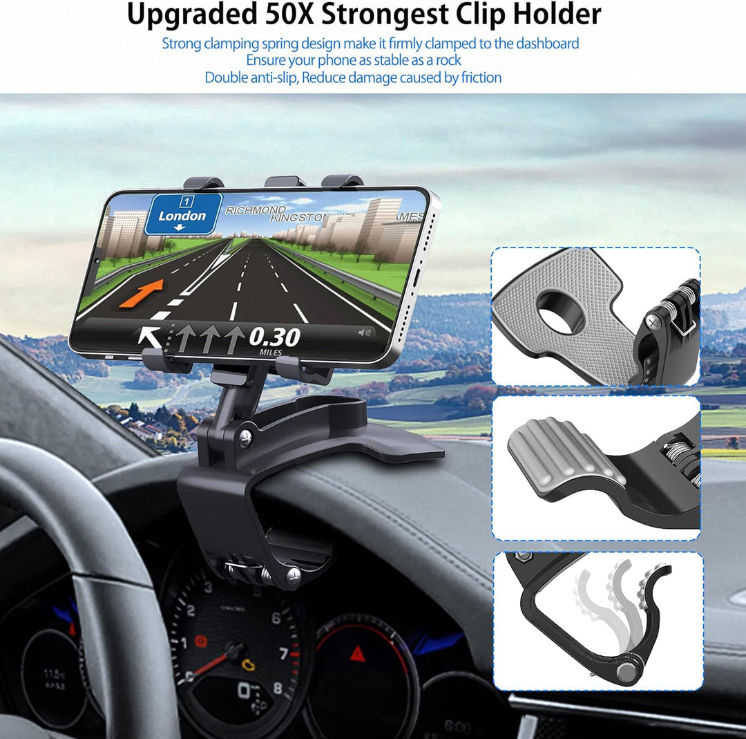 GESMATEK Handyhalterung Auto, Handy Autohalterung, um 360 Grad drehbare einstellbare Auto Handyhalte