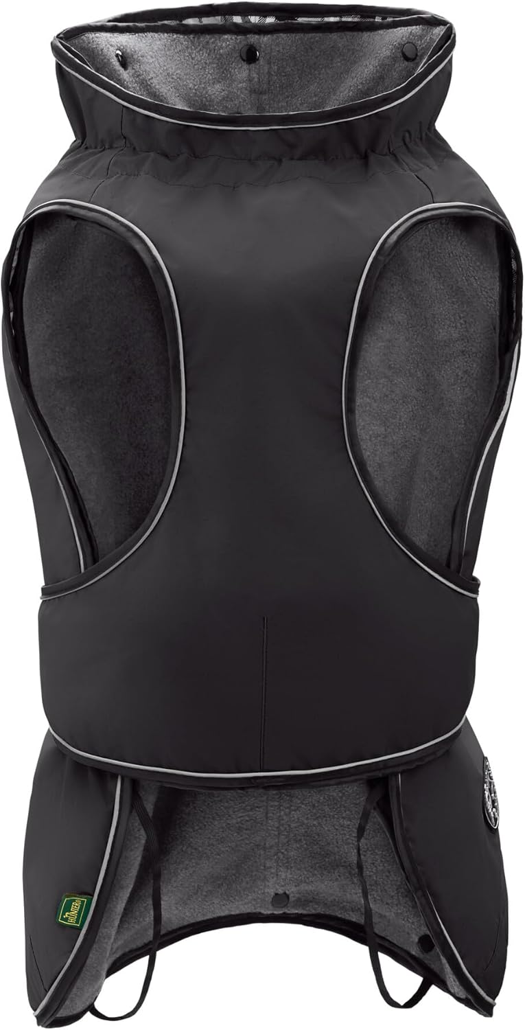 HUNTER UPPSALA Hundemantel, wasserabweisend, reflektierend, 45, schwarz schwarz 45, schwarz 45