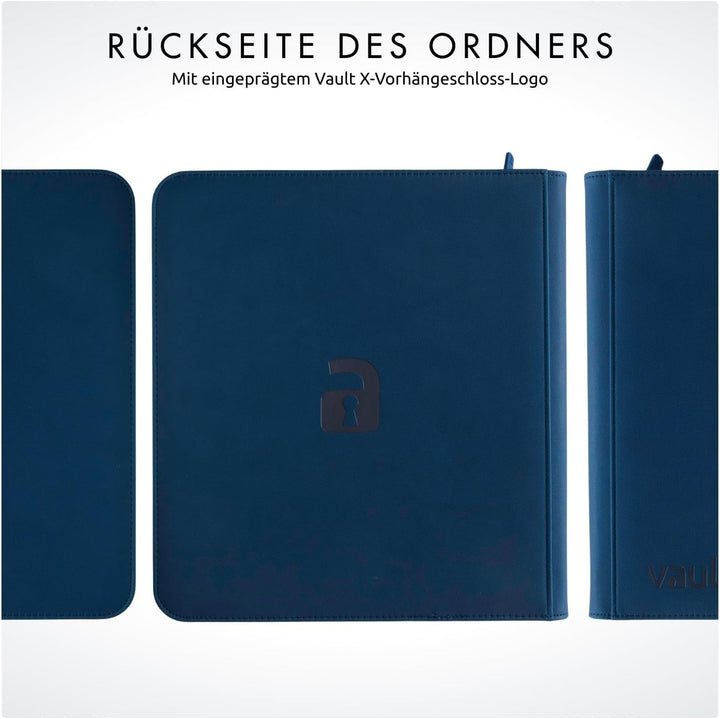 Vault X Premium Exo-Tec XL Zip Binder - 12 Pocket XL Trading Card Album Ordner - 624 Side Loading Po