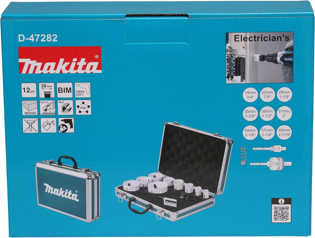 Makita Lochsägen, 12-teilig, D-47282