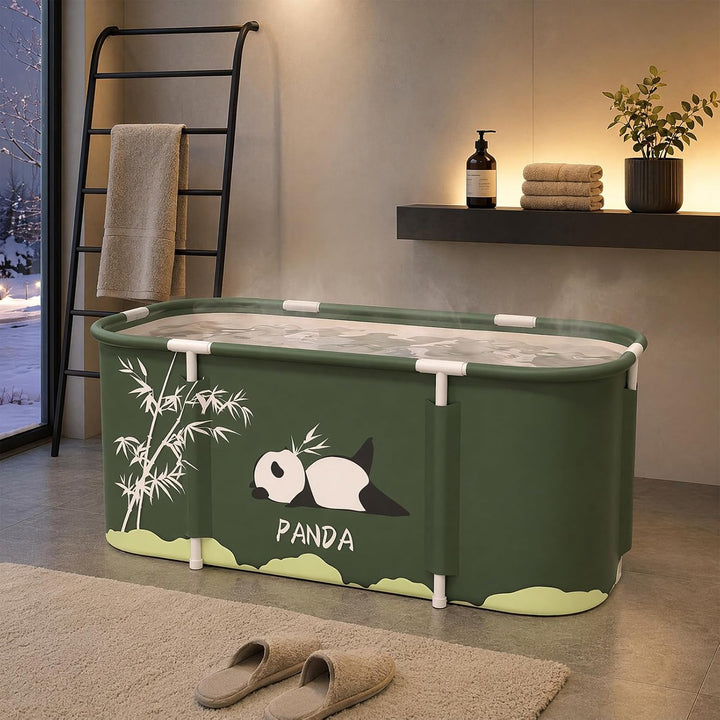 Faltbare Badewanne für Erwachsene, tragbare zusammenklappbare | Wanne zum Stehen oder Sitzen, 115x50