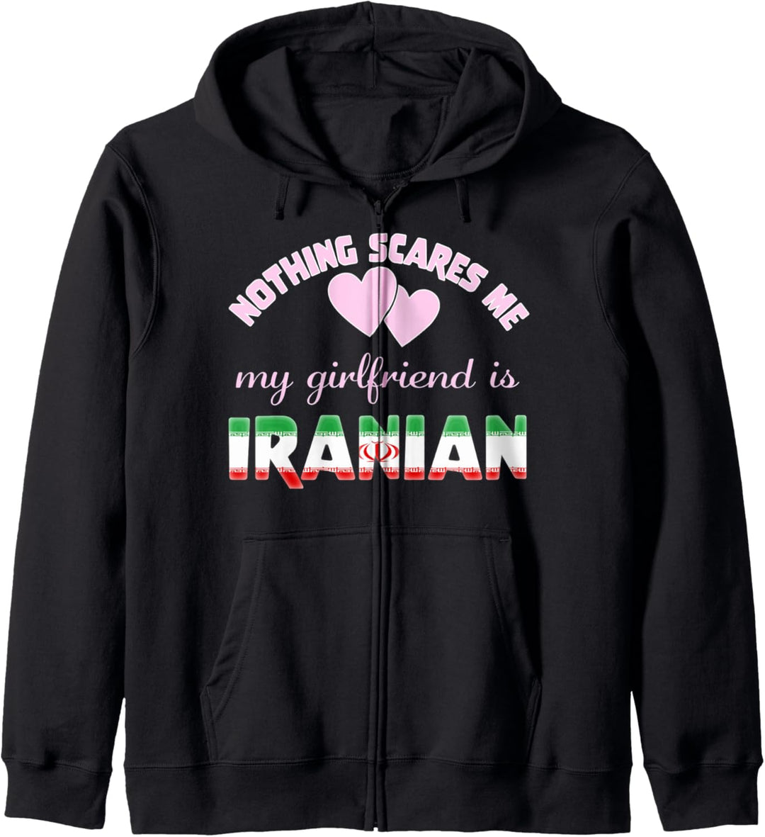 Iranische Freundinnen Iran-Flaggen Kapuzenjacke