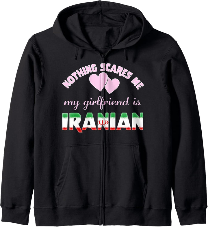 Iranische Freundinnen Iran-Flaggen Kapuzenjacke