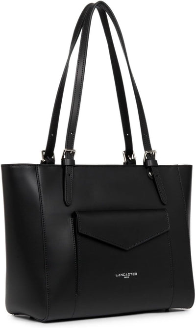 Lancaster Constance Shopper Tasche Leder 28 cm Einheitsgrösse Noir, Einheitsgrösse Noir