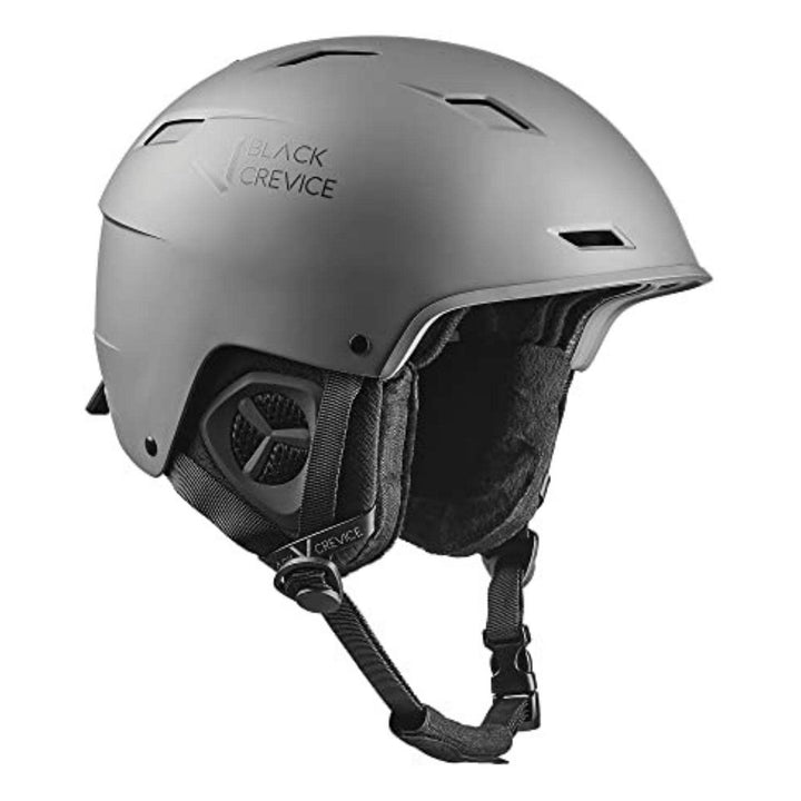 Black Crevice Skihelm GERLOS I Atmungsaktiver Skihelm Herren & Damen mit Lüftungsöffnungen I Hochwer