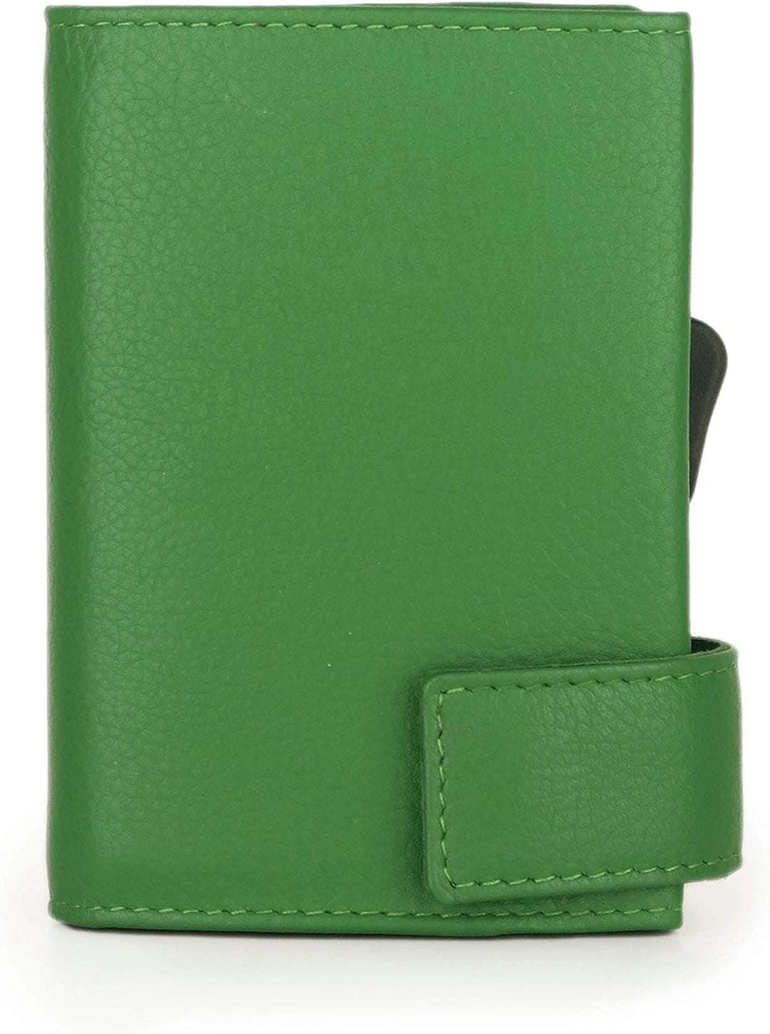SecWal Kartenetui mit Münzfach Reissverschluss (Grün), Grün