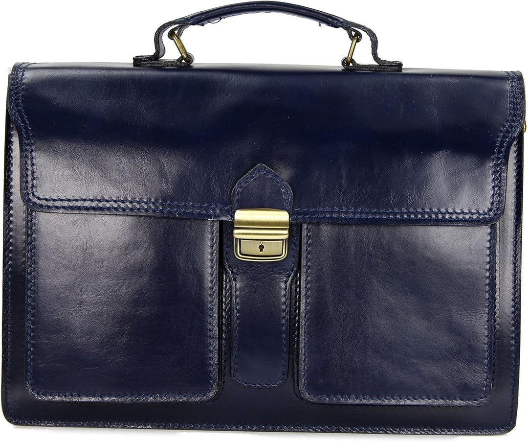 Belli Design Bag B italienische Leder Businesstasche Arbeitstasche Messenger Aktentasche Lehrertasch