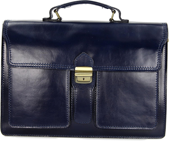 Belli Design Bag B italienische Leder Businesstasche Arbeitstasche Messenger Aktentasche Lehrertasch