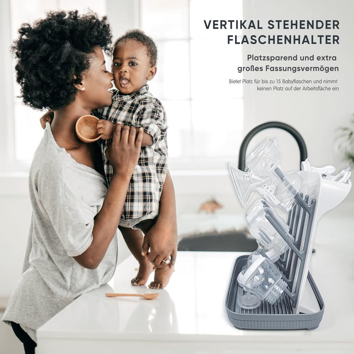 Termichy Trockenständer Babyflaschenr: Grosser vertikaler Flaschentrockner-Halter – platzsparender S
