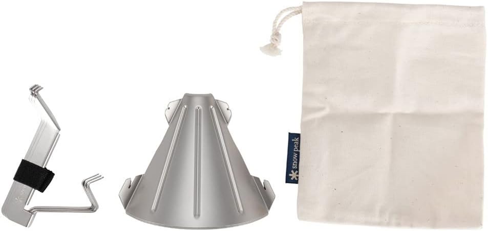 Snow Peak Field Barista CS-117 Kaffee-Tropfer, zusammenklappbar, Edelstahl, Stahl Einheitsgrösse, St