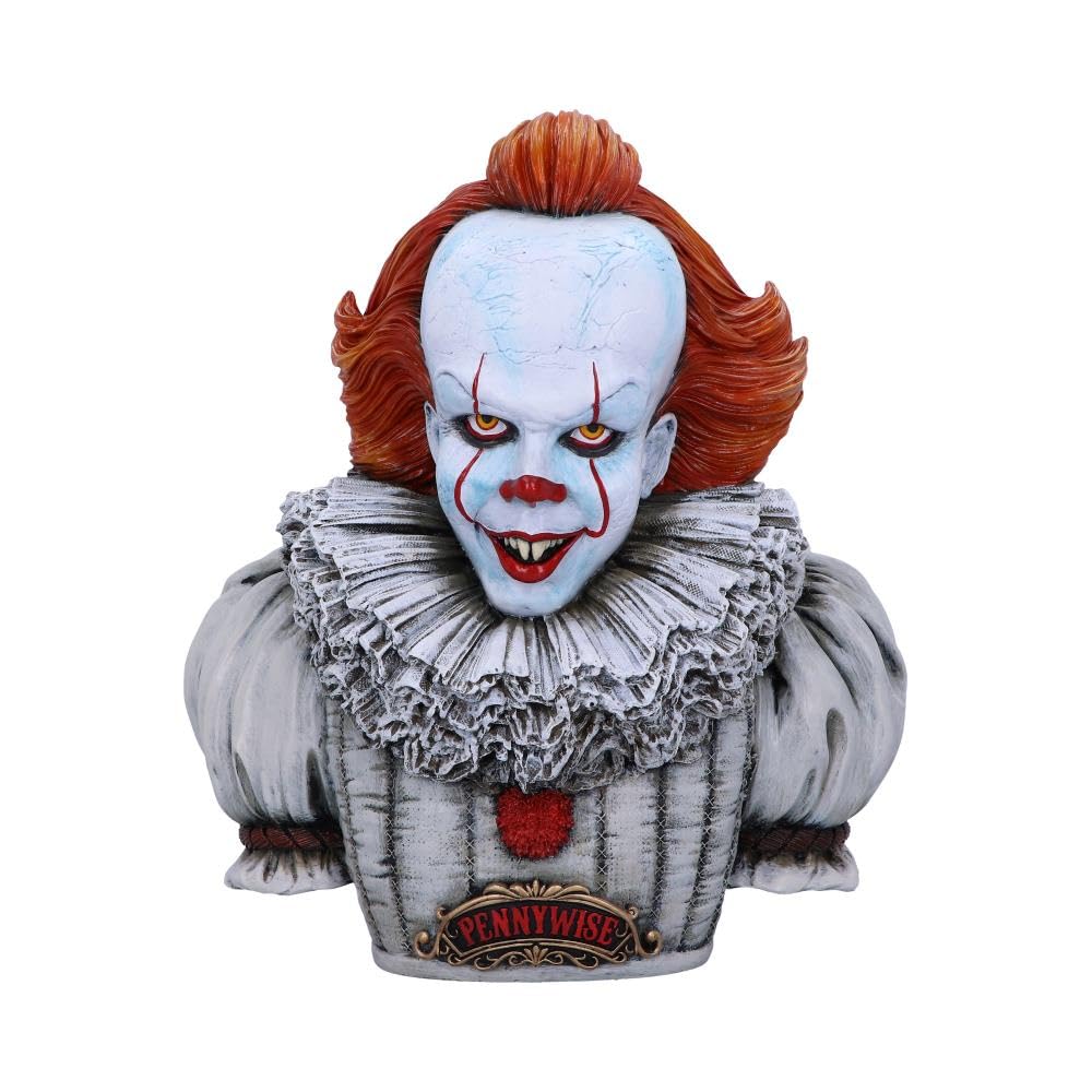 Nemesis Now Offizielles Lizenzprodukt IT Chapter 2 Pennywise Büste, weiss, 30 cm, Harz