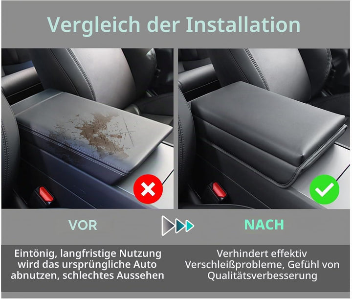 GAFAT Neu Tesla Model 3 Highland 2024 2025 Mittelarmlehne Abdeckung, Mittelkonsole Armlehne Schutz P