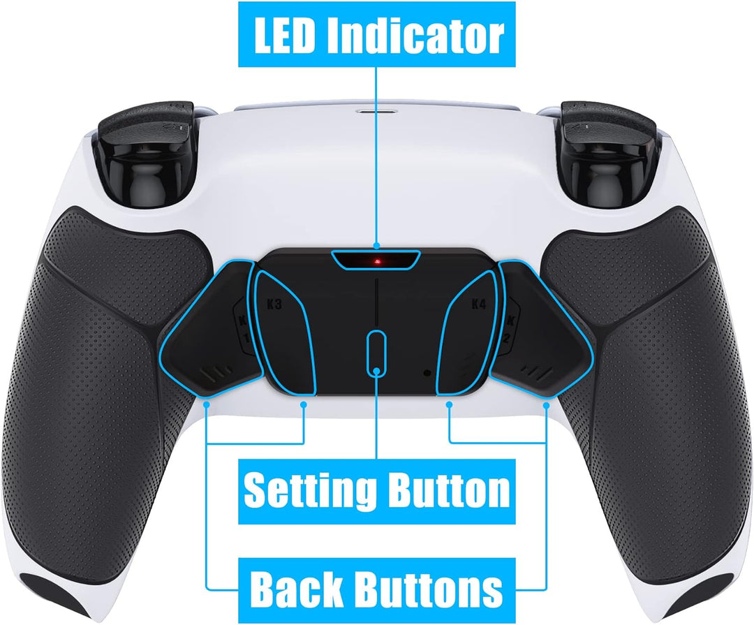 eXtremeRate Programmierbar RISE4 Remap Kit für ps5 Controller BDM-010/020,Remap Board&Rückplate Gehä