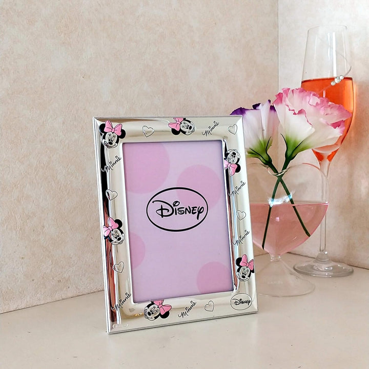 Disney Baby - Bilderrahmen zum Hinstellen - Silber - ideal für den Nachttisch im Kinderzimmer - perf