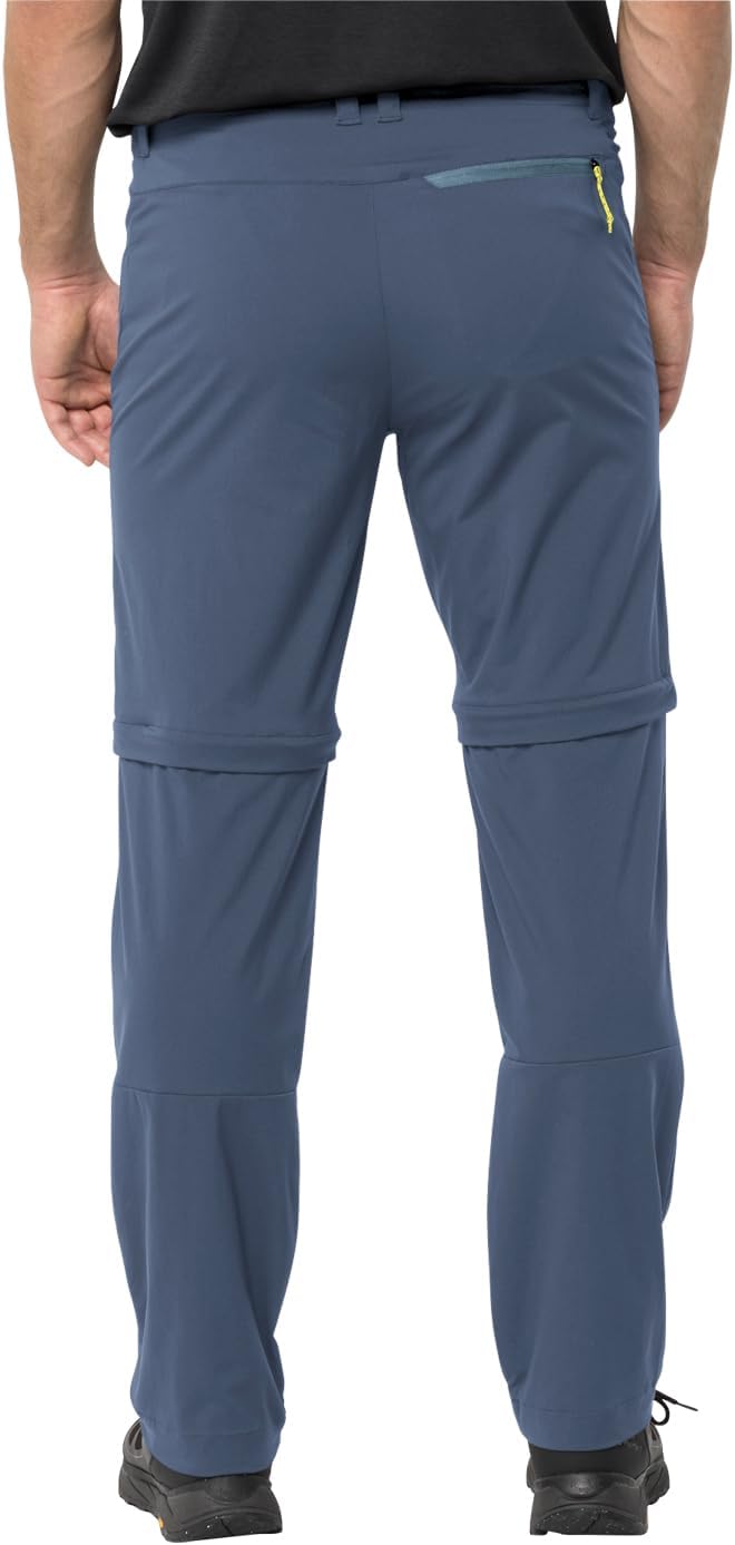 Jack Wolfskin Herren Wanderhose Glastal Zip Off Pants M 52 Kurz Evening Sky, 52 Kurz Evening Sky