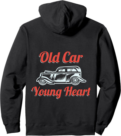 Altes Auto Junges Herz Pullover Hoodie