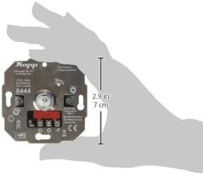 Kopp 844400187 LED-Dimmer Druck-Wechselschalter 3-100 W