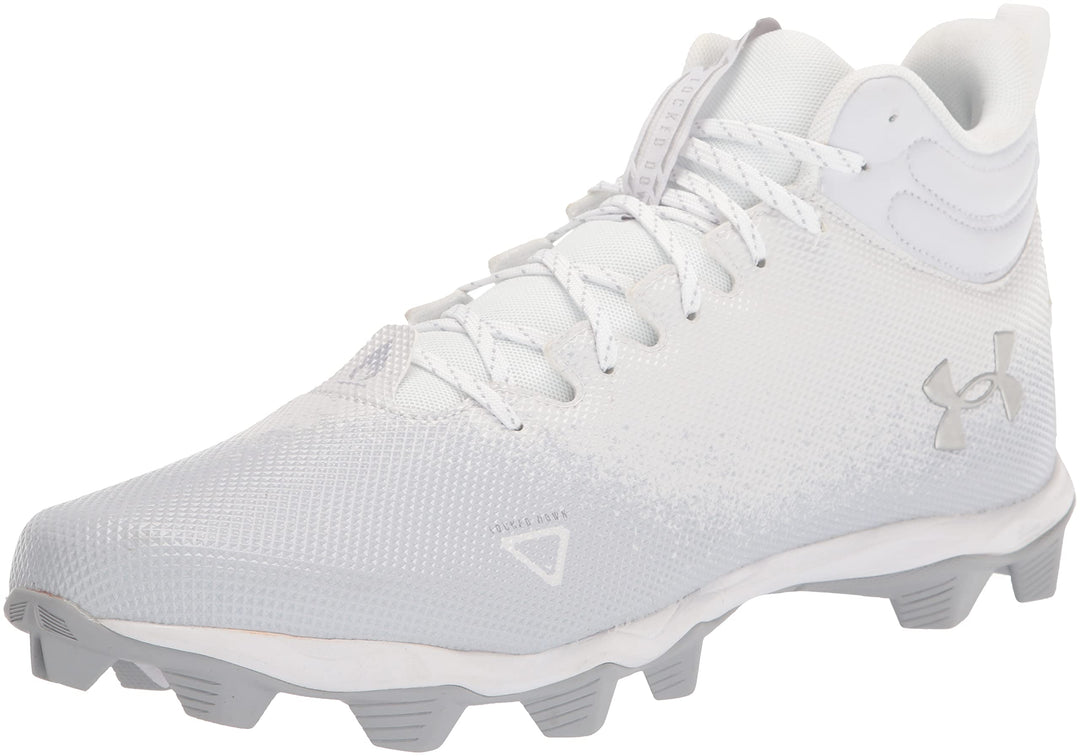 Under Armour Glyde Rm Damen Softball-Schuh 41 EU White White Metallic Silver, 41 EU White White Meta