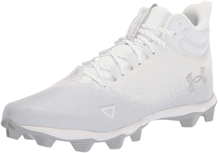 Under Armour Glyde Rm Damen Softball-Schuh 41 EU White White Metallic Silver, 41 EU White White Meta