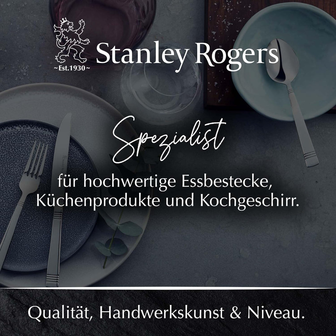 Stanley Rogers Messer Victoria– Hochwertiger Edelstahl, 6er Set, Spülmaschinengeeignet Messer 6er Se