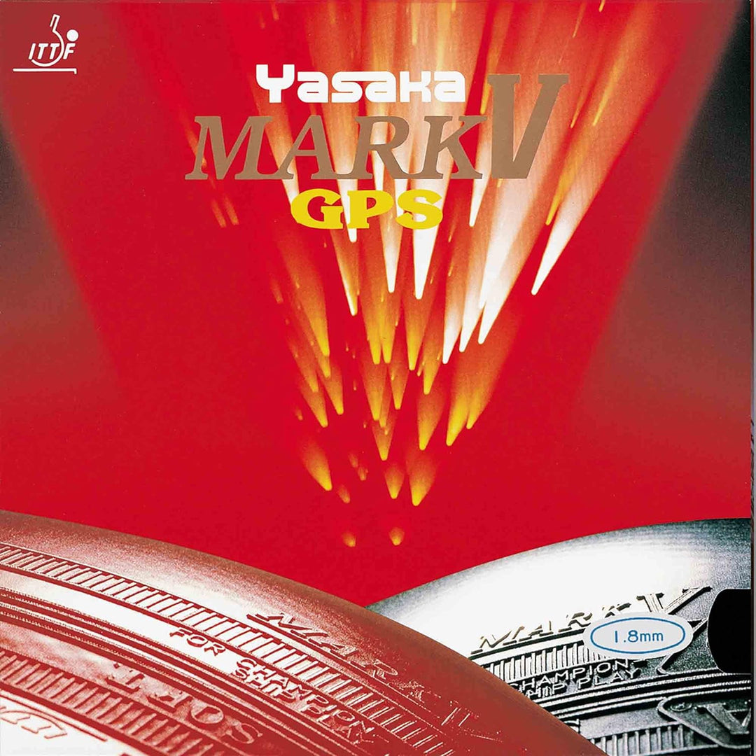 Yasaka Belag Mark V GPS 1,8 mm, schwarz 1,8 mm, schwarz, 1,8 mm, schwarz 1,8 mm, schwarz
