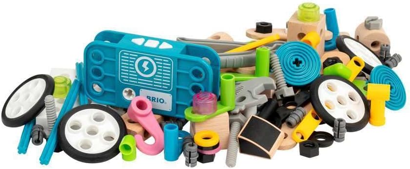 BRIO Builder 34591 Motor-Konstruktionsset 120 TLG. - Set mit Motor zum Konstruieren von Hubschrauber