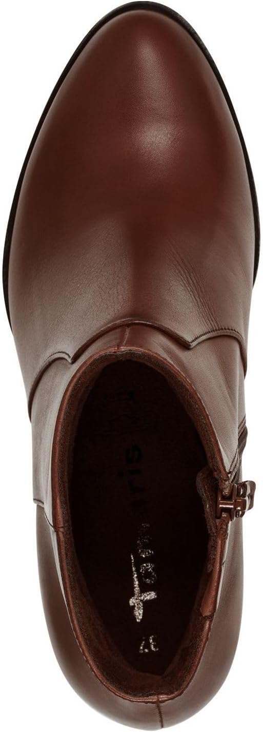 Tamaris Damen Klassische Stiefel, Frauen Stiefel,Comfort Lining,TOUCHit-Fussbett 36 EU Braun Cognac,