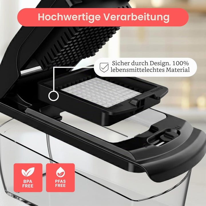 Gemüseschneider Spiralschneider Gemüsehobel - Gemüse Schneider Zwiebelschneider Kartoffelschneider O