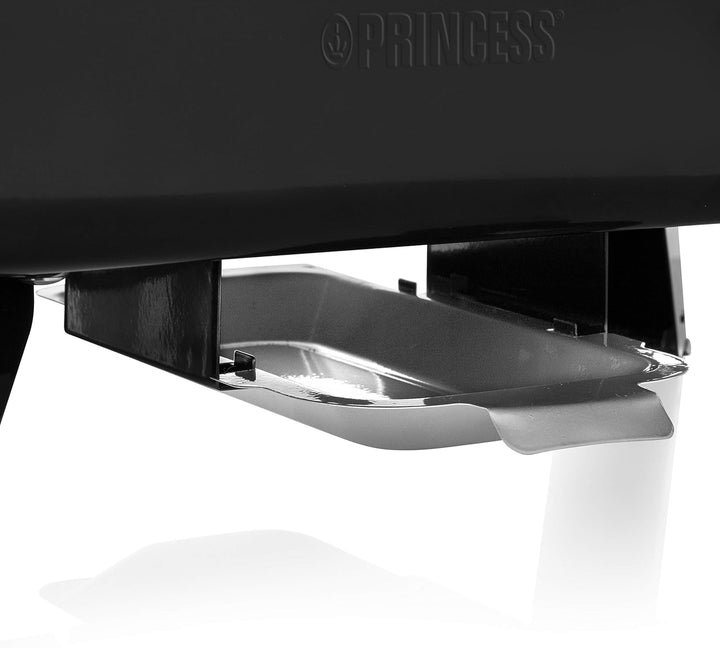 Princess Hybridgrill - geeignet als Elektro- oder Holzkohlegrill, mit 0,7 M Kabelzuleitung, regelbar