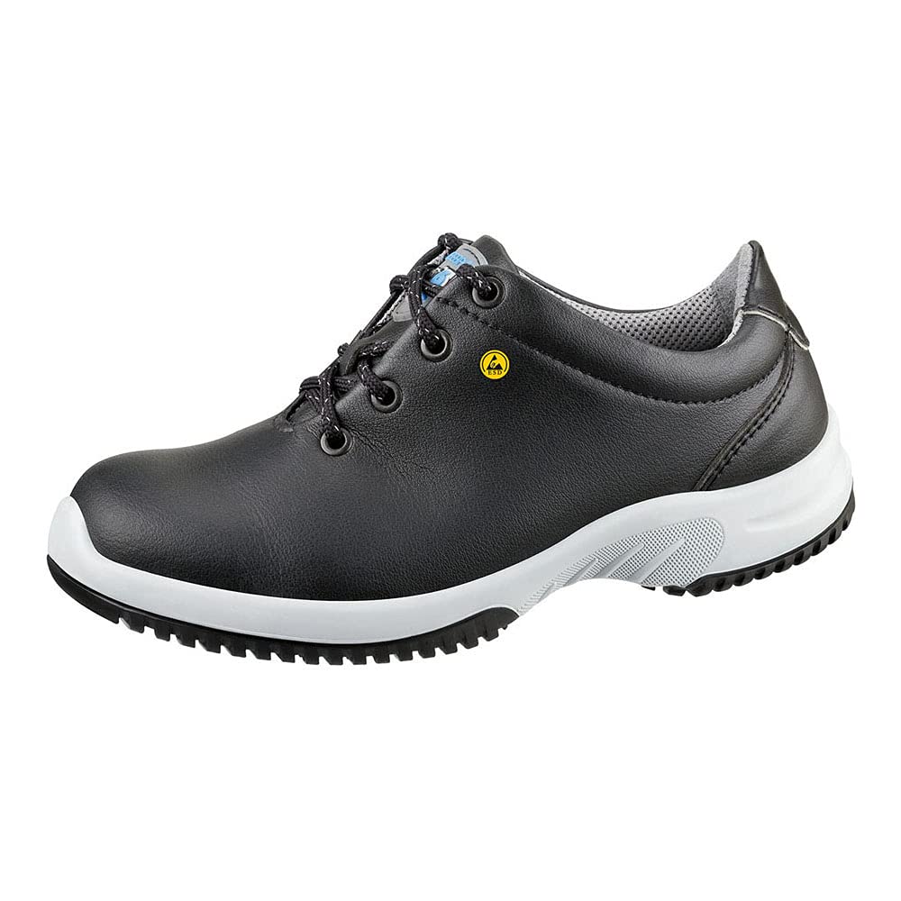 ABEBA 31781 UNI6 ESD Niedriger Schuh, S2, SRC, Schwarz, Grösse 45 45 EU, 45 EU