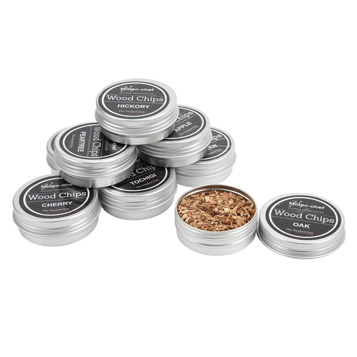 VGEBY Smoking Wood Chips, 8PCS Whiskey Wood Smoking Chip Cocktail Smoker Kit Smoker Chips für Geräuc