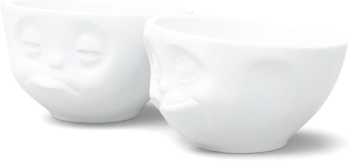 FIFTYEIGHT PRODUCTS / Tassen / Kleine Schälchen Set Nr. 3 „Lecker & Verpennt“ (Porzellan, 200 ml, we