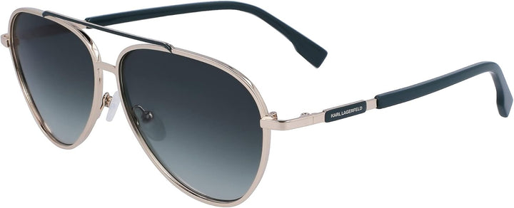 KARL LAGERFELD Herren Sunglasses Einheitsgrösse Gold Shiny, Einheitsgrösse Gold Shiny