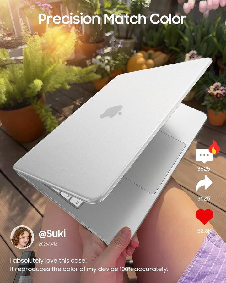 Fintie Hülle Kompatibel mit MacBook Neo 13 Zoll A3404 A18 Pro Chip, [100% Entspricht der Offiziellen