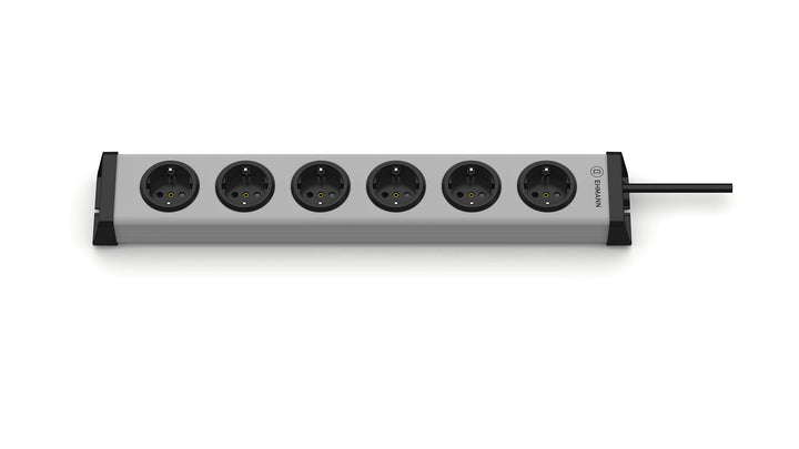Ehmann 0200x00062301 Steckdosenleiste Universal 6-Fach, 1,5 m Zuleitung, 1,5 m Zuleitung