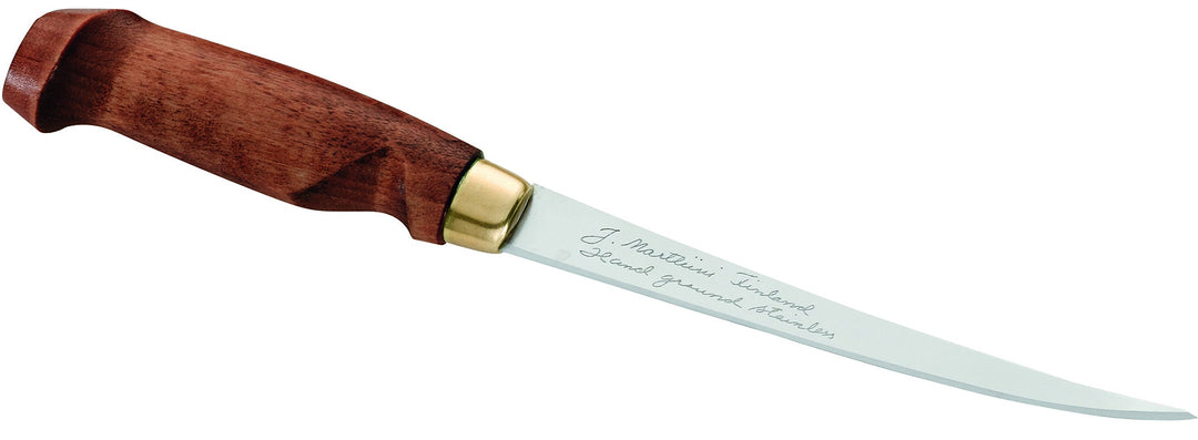 Marttiini 901315 Finnisches Filetiermesser, Klinge 15.5 cm, Birkenholz Griff,,