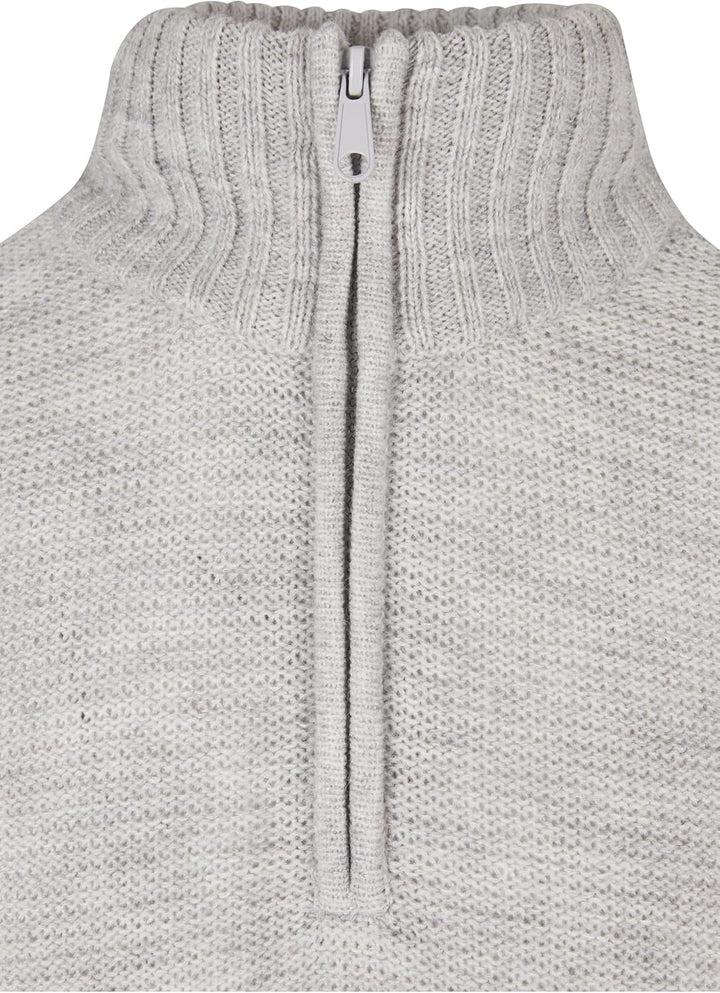 Urban Classics Knit Troyer, modischer Männer Strickpullover in Oversize Passform, erhältlich in zwei
