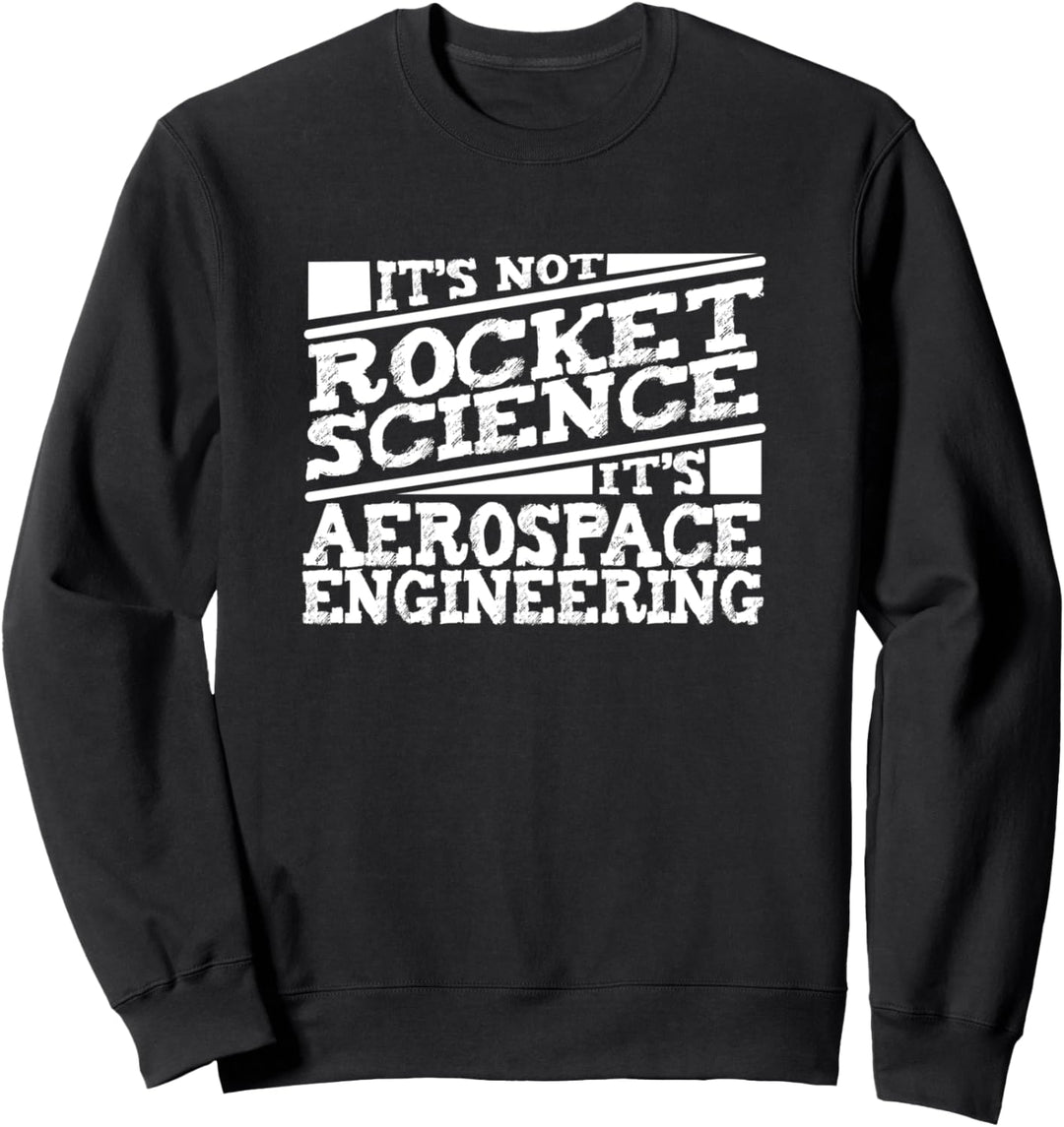 Rakete Science Space Nerd Wissenschaftler Sweatshirt