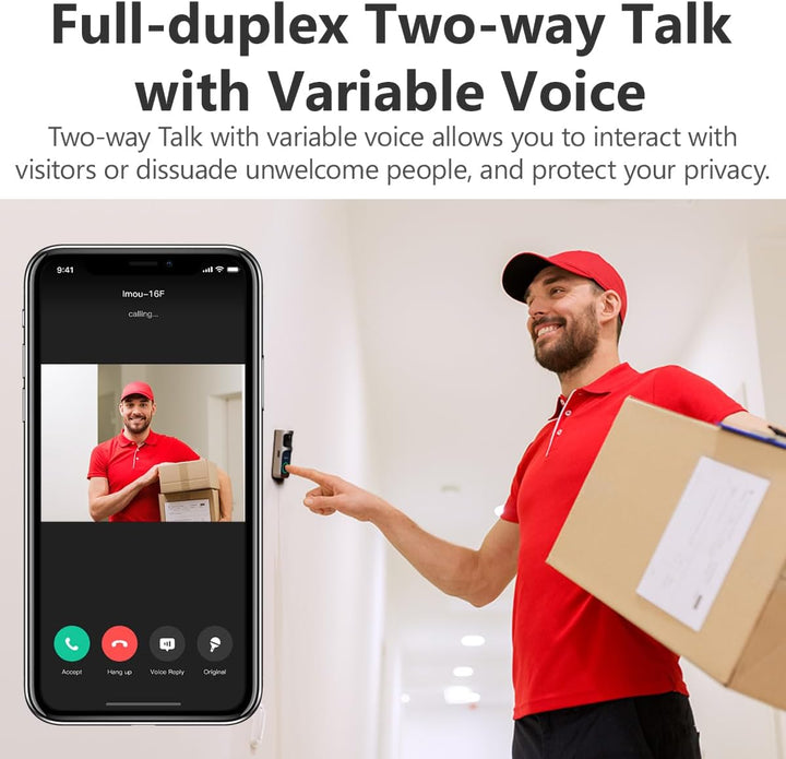 Imou DB2S Kit Video-Türsprechanlage WLAN Komplett-Set