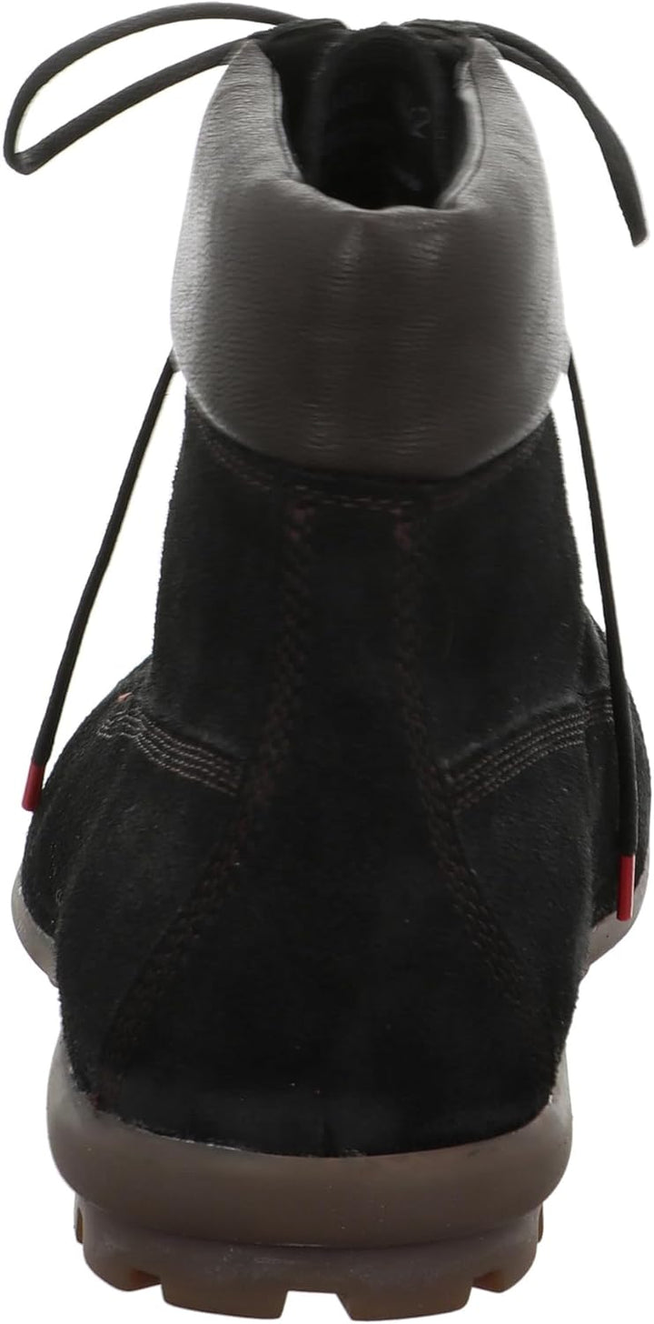 THINK! Herren Kong Leder Gefütterte Nachhaltige Stiefelette 41 EU 0000 Schwarz Kombi, 41 EU 0000 Sch
