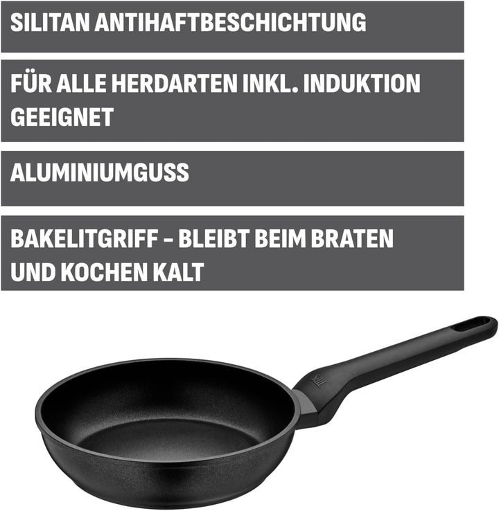 Silit Pfanne Ø 20 cm Aluguss antihaftbeschichtet Silitan Antihaftbeschichtung induktionsgeeignet Han