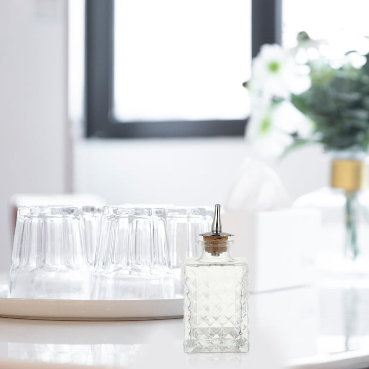 Absinth Glasflasche, Bitterflasche Bittertropfen Glaglas Dasher- Flaschen Bitterspender Mit Dash Whi