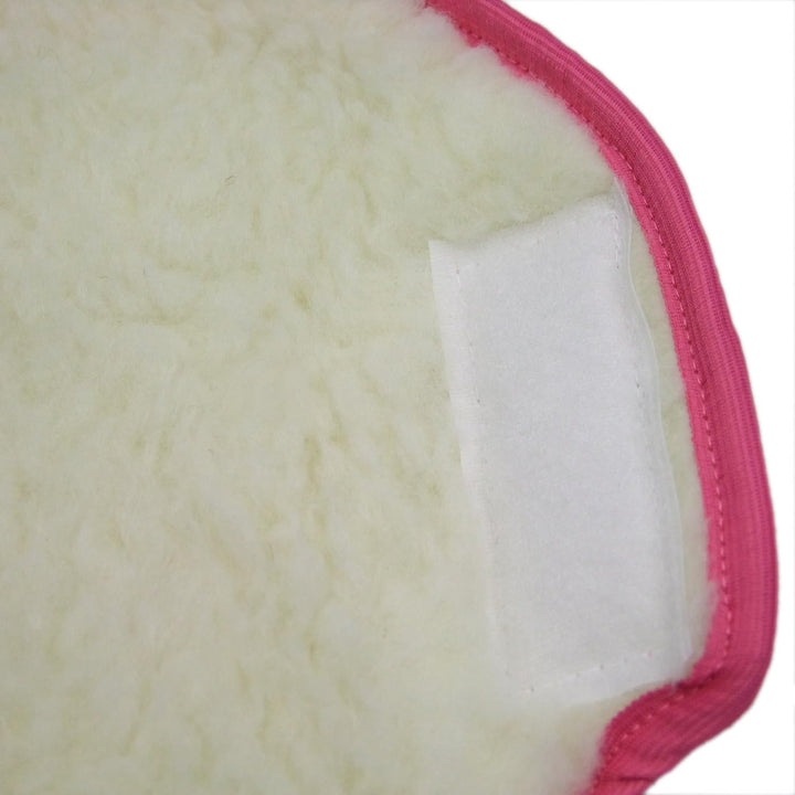 BAMBINIWELT KOMBI-ANGEBOT Muff + Winterfusssack 108cm - aus Lammwolle für Kinderwagen, Buggy, Radanh