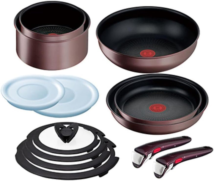 Tefal Ingenio IH Brown Unlimited L3859292 Kochgeschirr, 13-teilig, für alle Herde + Induktion